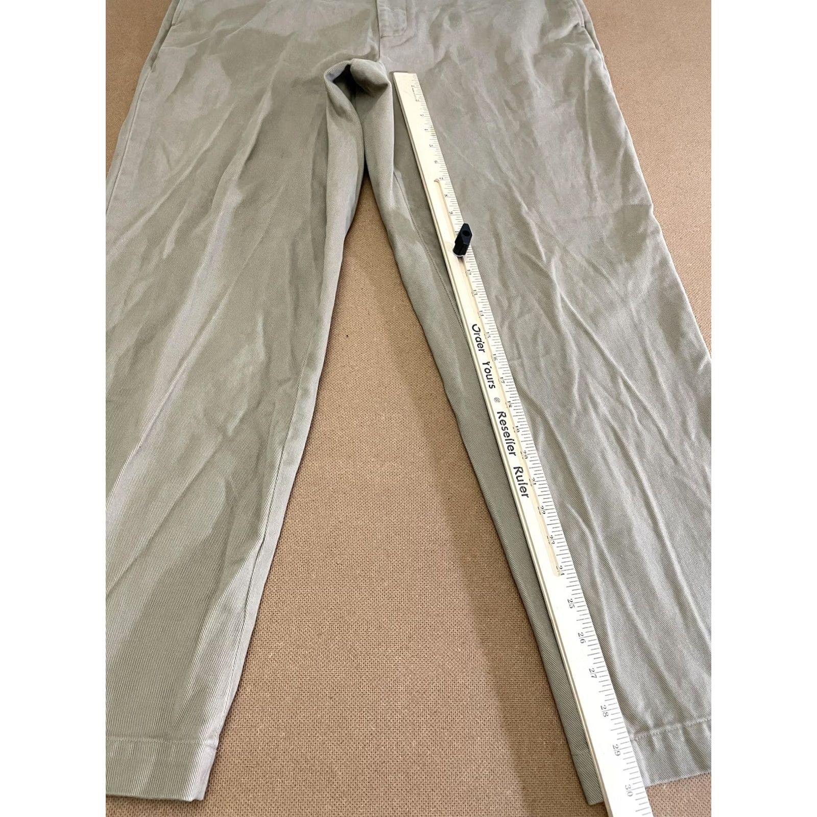 Brooks Brothers VINTAGE Brooks Brothers 346 Pants Mens 36x30 Khaki Beige Cotton Flat Front Chinos Size US 36 / EU 52 - 3 Thumbnail