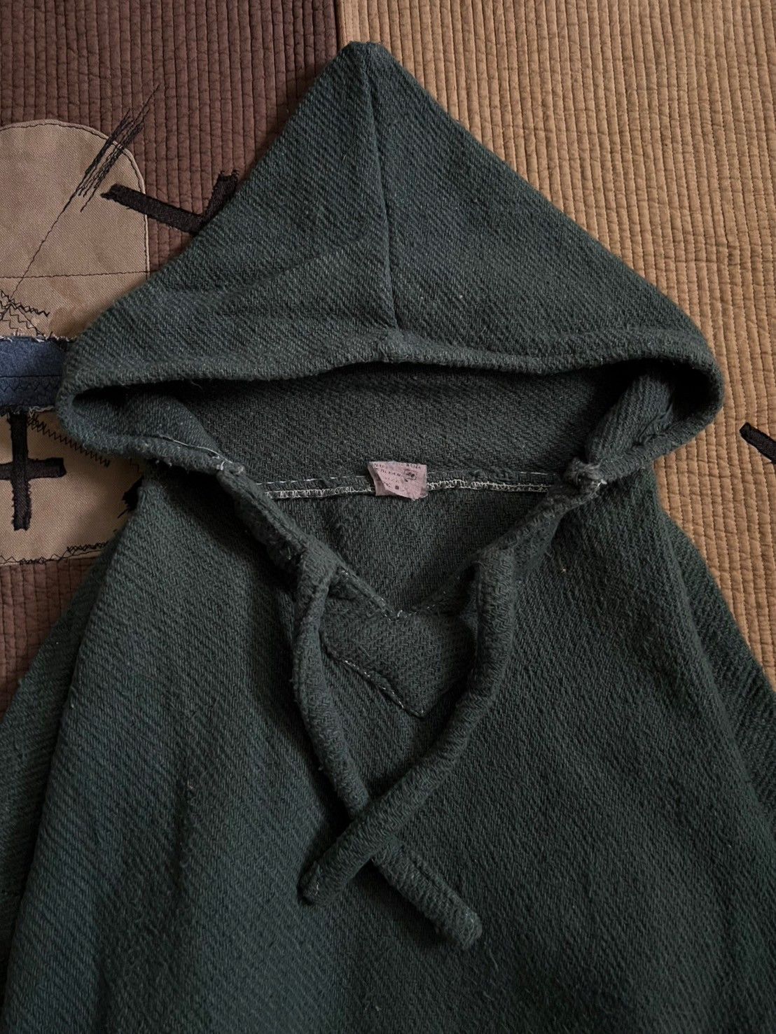 Vintage Rare* HIPPIE Wool Hoodie Size US L / EU 52-54 / 3 - 3 Thumbnail
