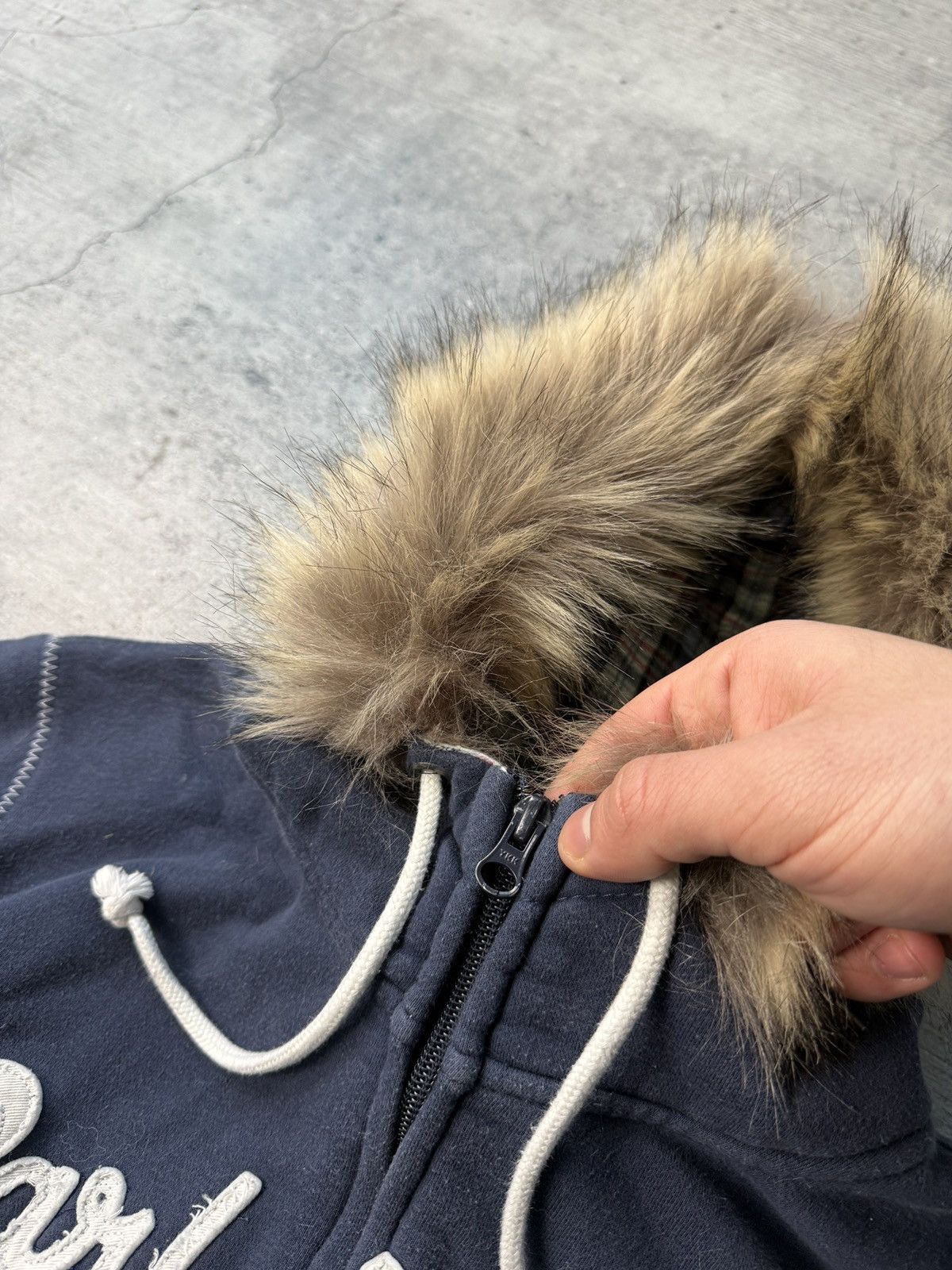 Hollister Y2K Hollister style Fur Hoodie Ifsixwasnine LGB Style Size US XS / EU 42 / 0 - 5 Thumbnail