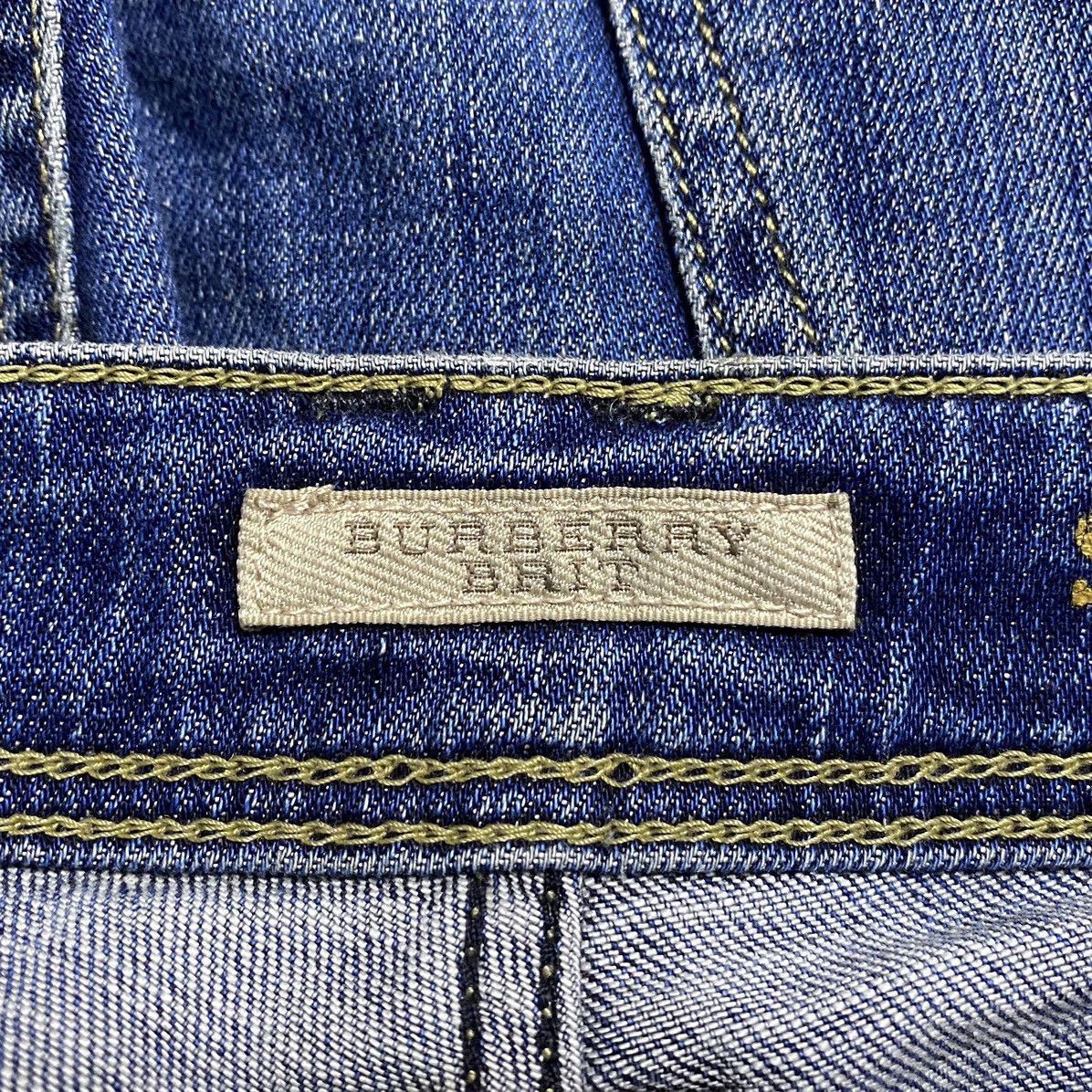 Burberry Burberry Brit Stretfield Washed Blue Regular Fit Jeans Denim Size 27" / US 4 / IT 40 - 22 Thumbnail