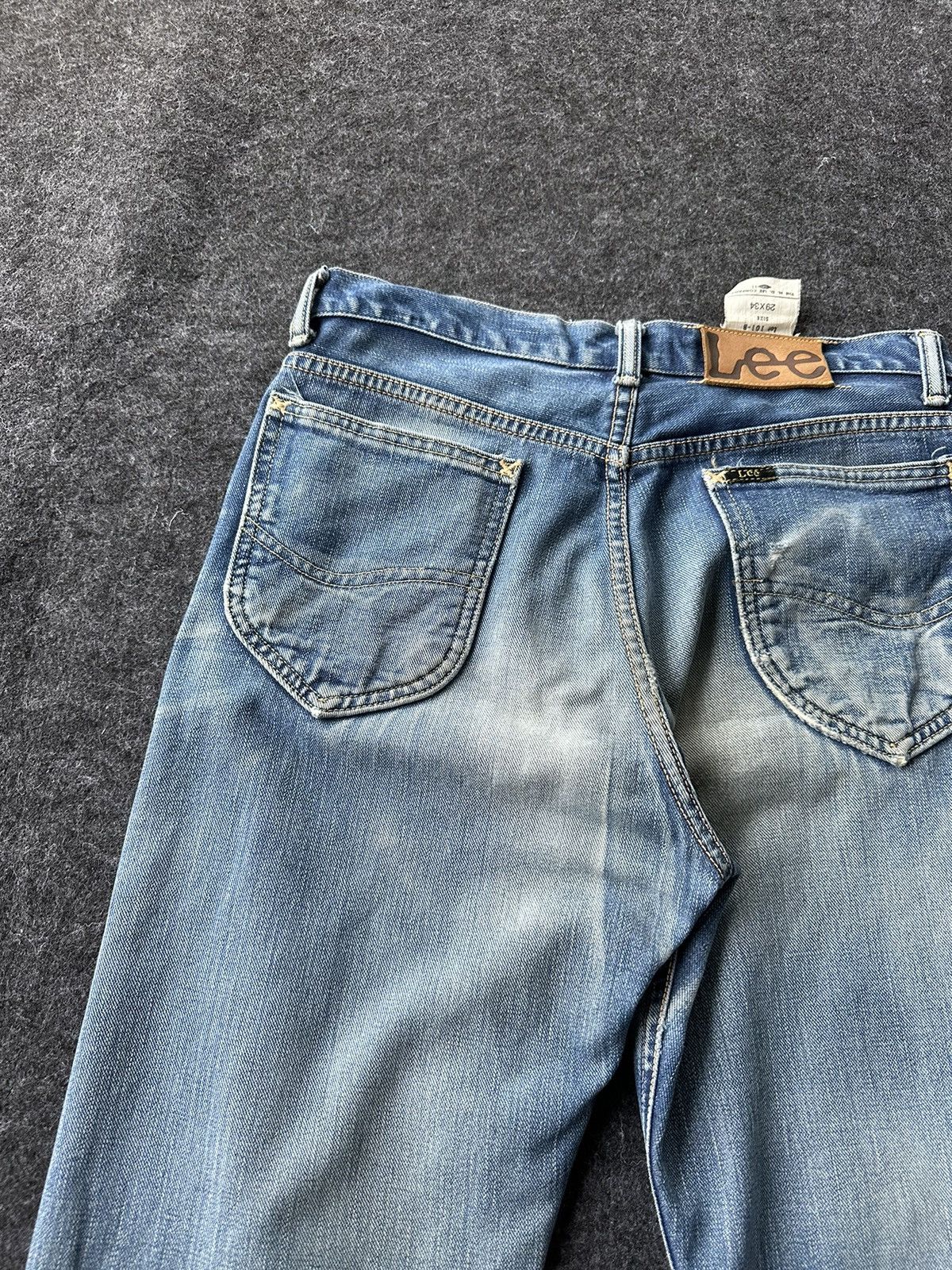 Lee Vintage Rare 50s Lee 101 Half Selvedge Denim 29x34 D444 Size US 29 - 6 Thumbnail