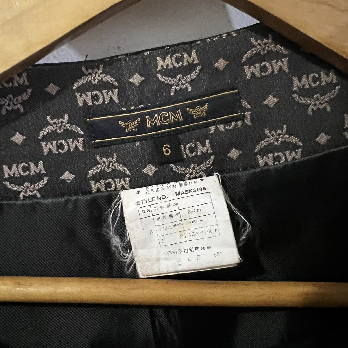 MCM × Vintage MCM Visetos Monogram Skirt Size 29" - 6 Thumbnail