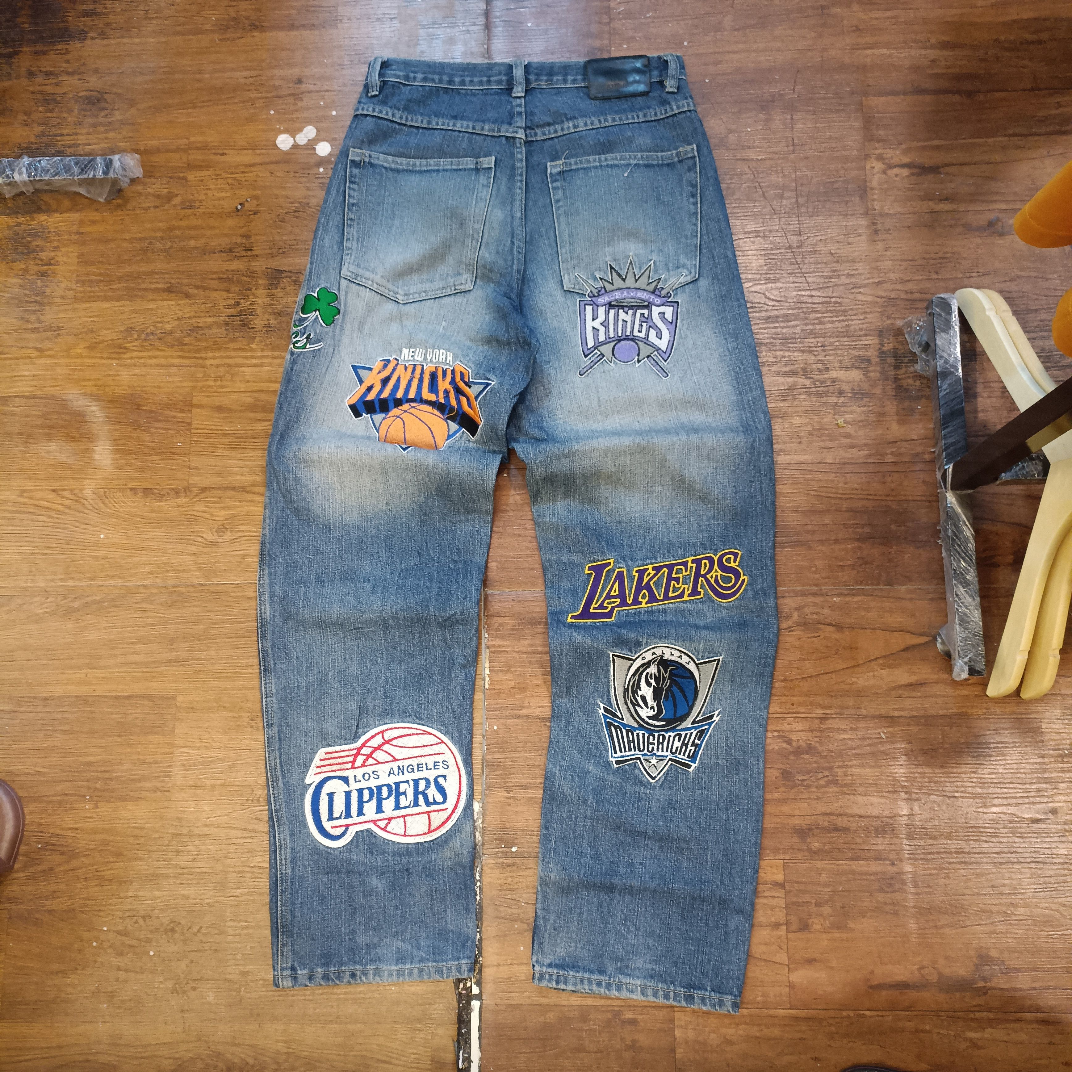 NBA NBA dianlao sport denim patch Team logo Size US 30 / EU 46 - 2 Thumbnail