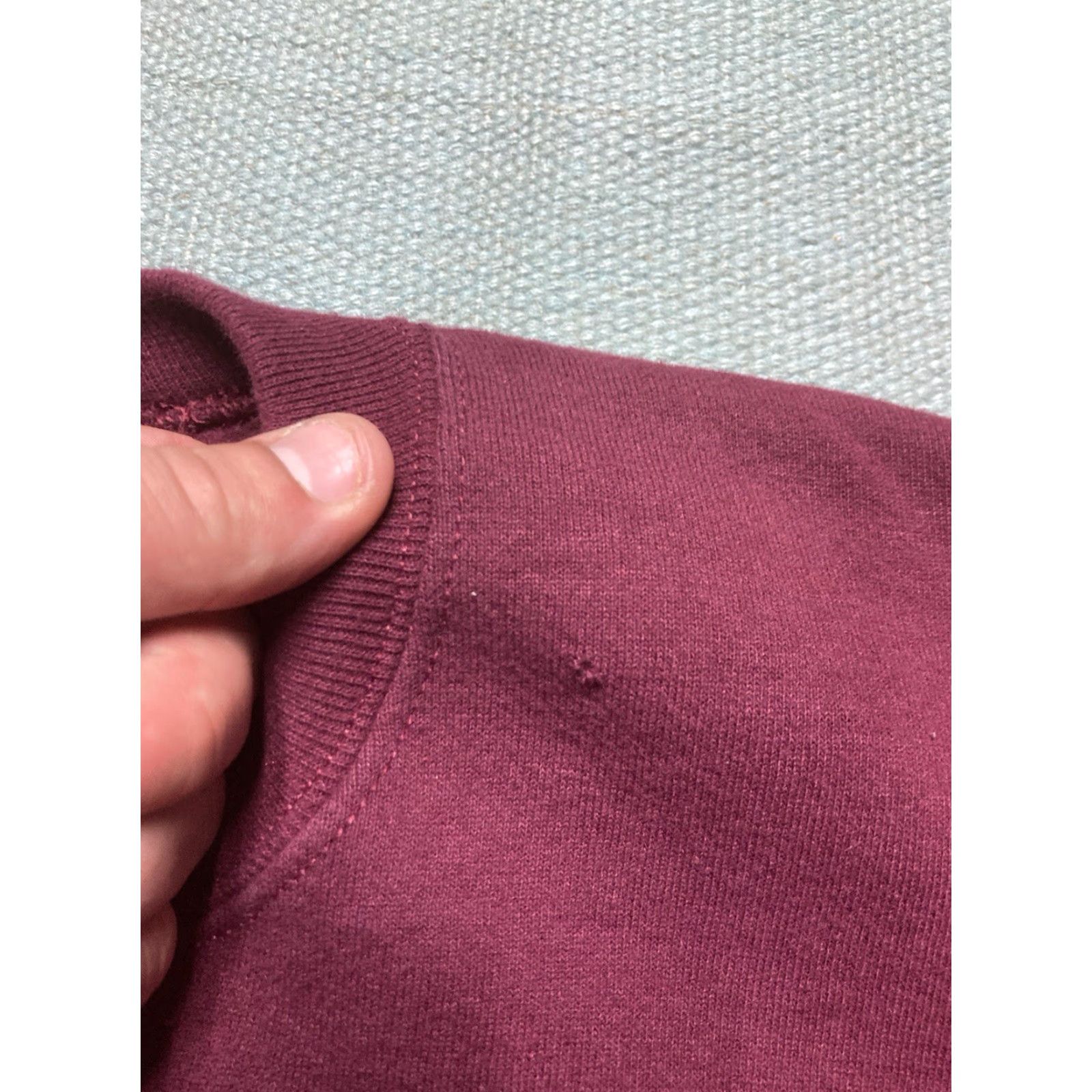 Russell Athletic VINTAGE Russell Athletic Crewneck Sweatshirt Men XL 90s Maroon Red Pullover Shirt Mens Size US XL / EU 56 / 4 - 5 Thumbnail