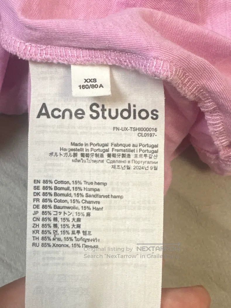 Acne Studios Acne Studios 1996 Long Sleeve, Pink Size US XXS / EU 40 - 6 Thumbnail