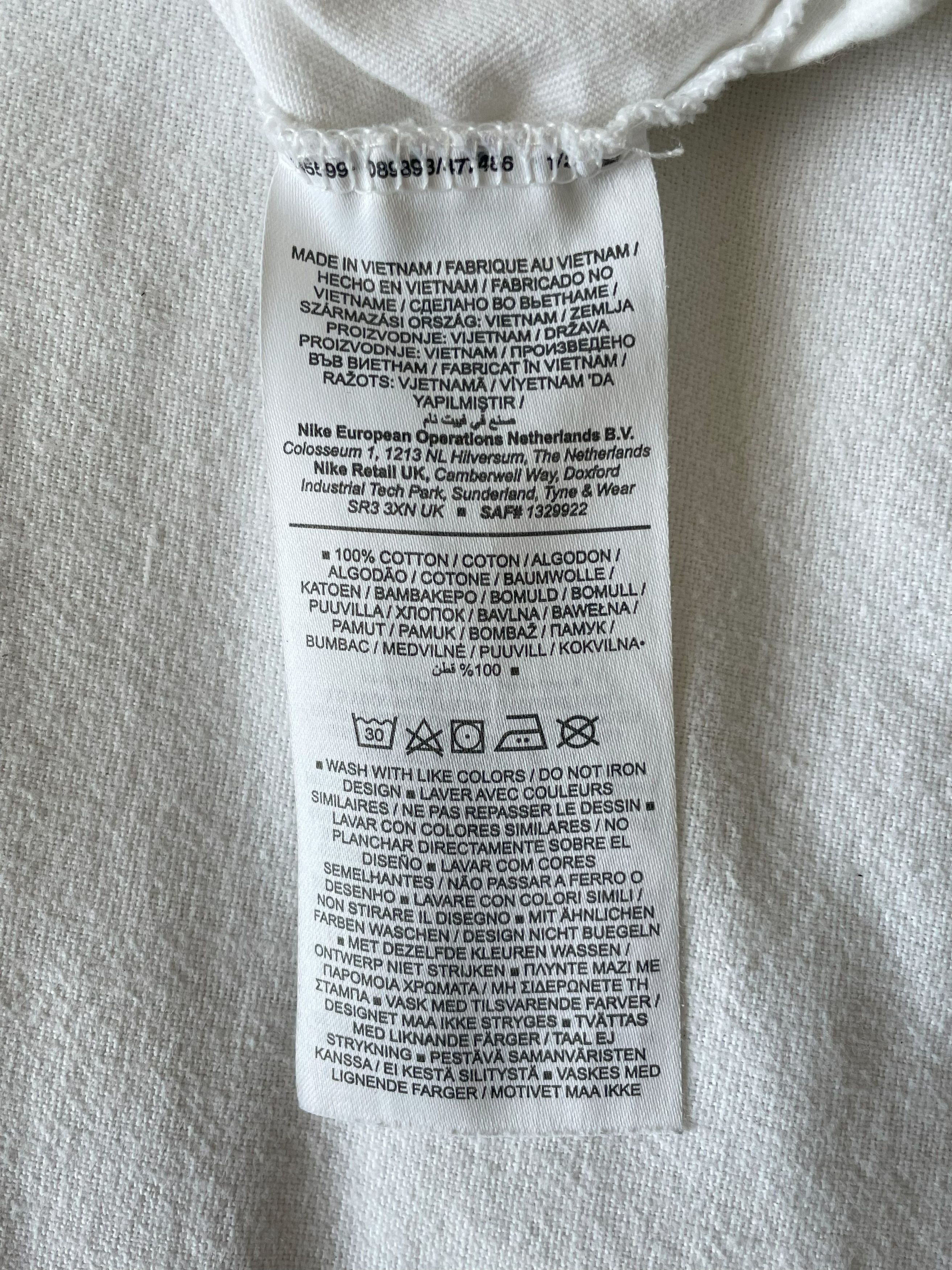 Nike Nike White T-Shirt Size US XL / EU 56 / 4 - 4 Thumbnail
