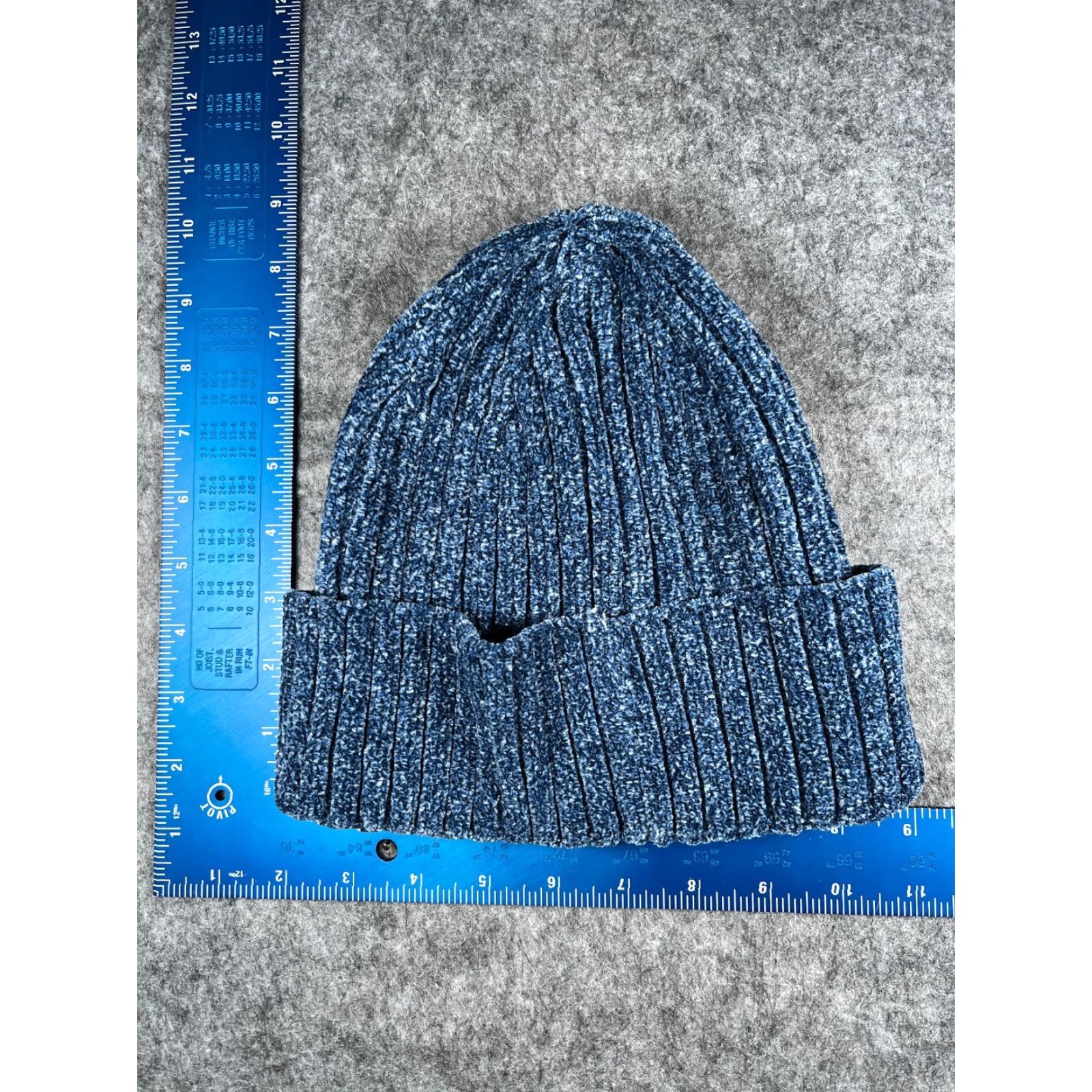 Vintage VINTAGE Beanie Toque Adult One Size Blue Knit 100% Polyester Soft Winter Ski Outdoor Size ONE SIZE - 5 Thumbnail