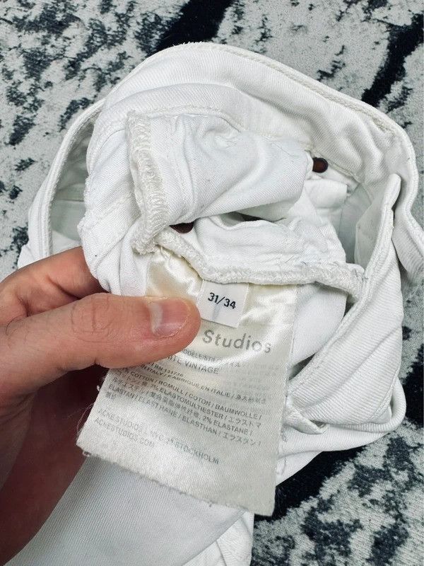 Acne Studios Acne Studios jeans white 31 34 Size 31" - 6 Thumbnail
