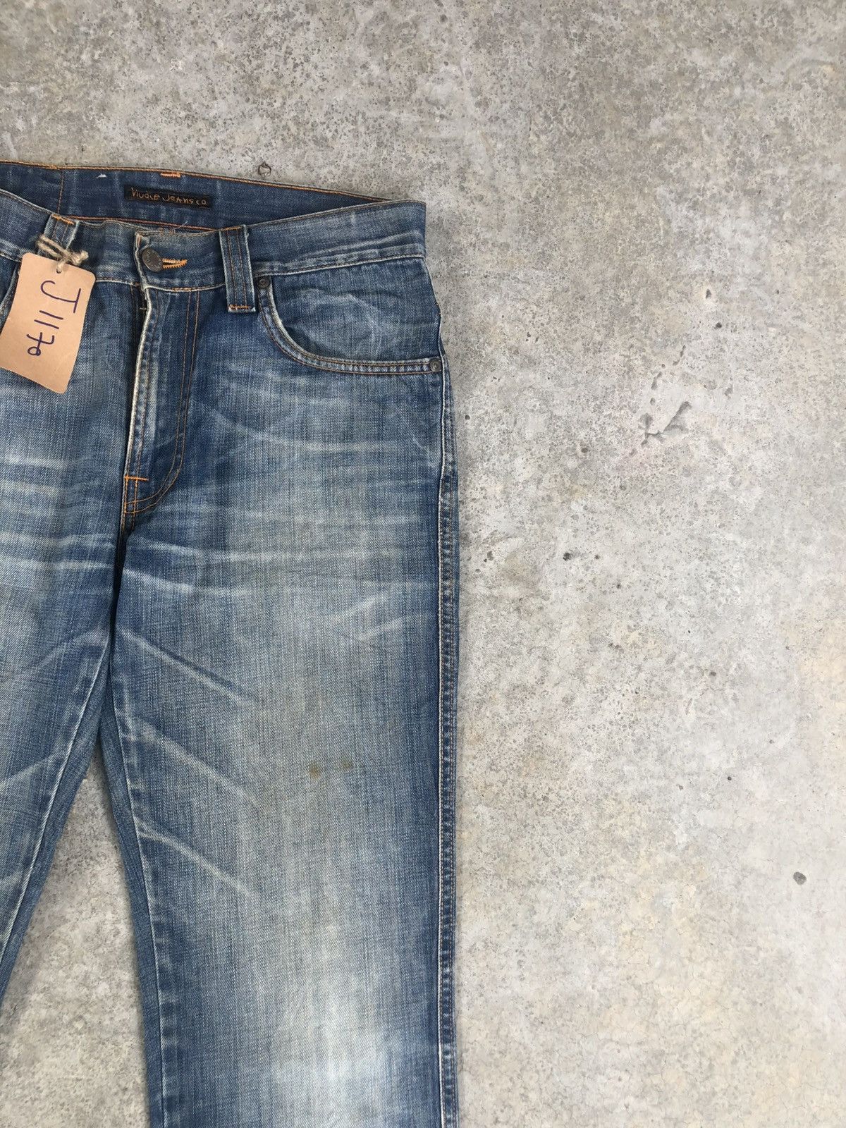 Nudie Jeans Nudie Distressed Jeans Mud Wash Size US 30 / EU 46 - 5 Thumbnail