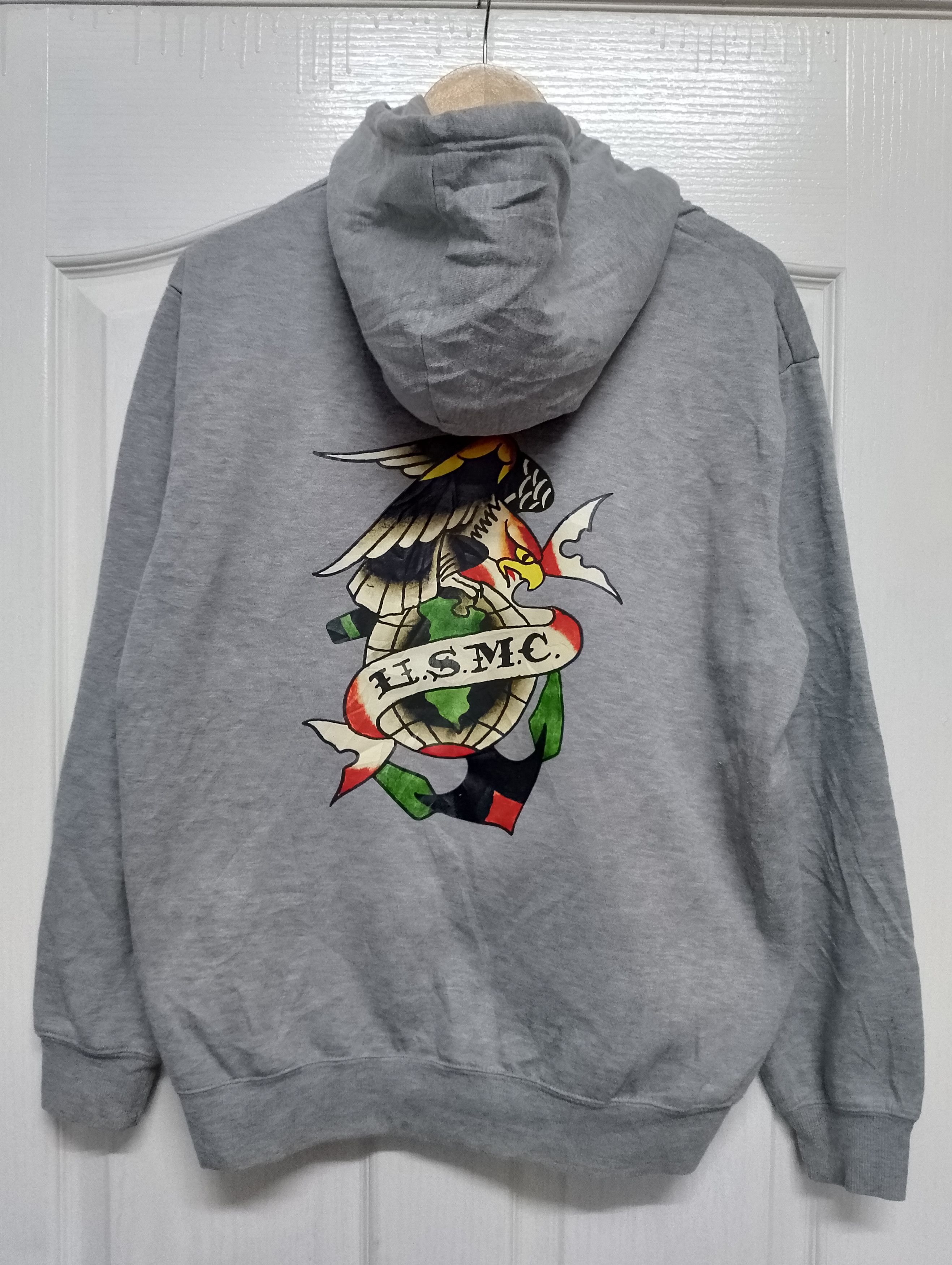 Ed Hardy Ed Hardy Tatoo Y2k Hoodie Size US XXL / EU 58 / 5 - 1 Thumbnail