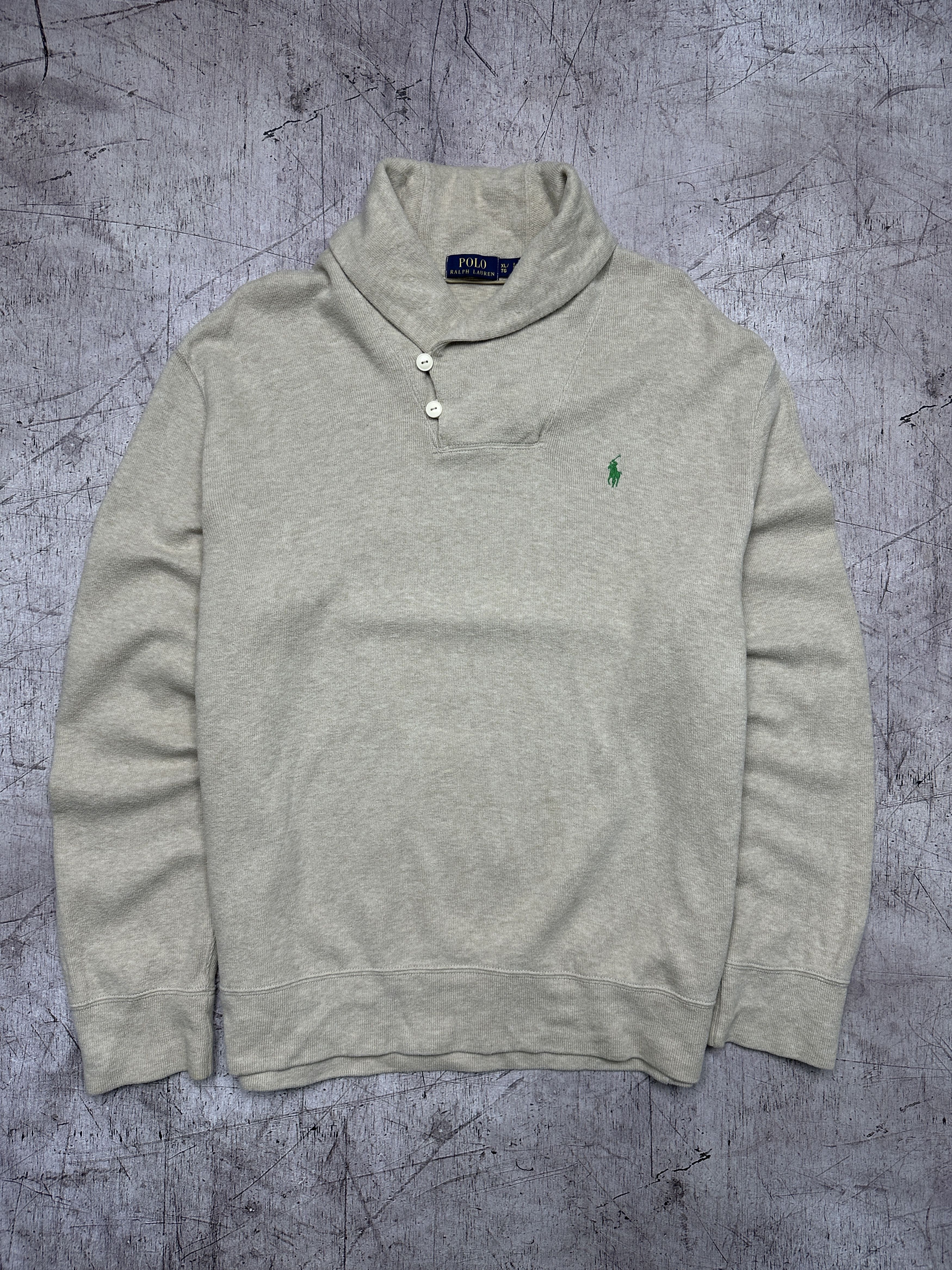 Polo Ralph Lauren × Ralph Lauren Polo Ralph Lauren Mens Cardigan Sweater Sweatshirt Size US XL / EU 56 / 4 - 1 Thumbnail