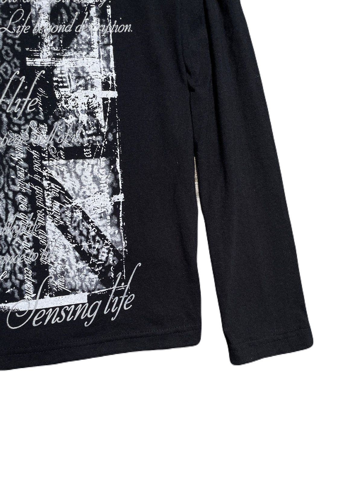 If Six Was Nine 2000s Japanese archive Vkei Glitter Poem Long Sleeve Tee Size US S / EU 44-46 / 1 - 6 Thumbnail
