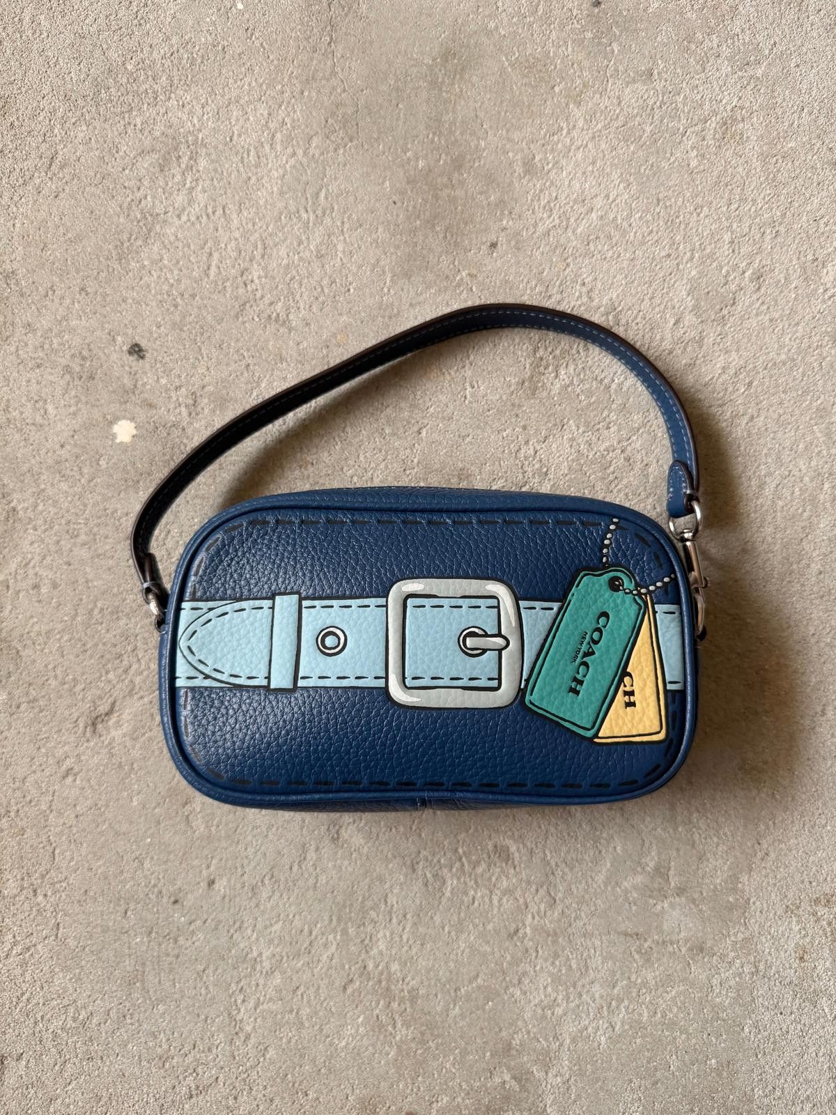 Coach Coach 2Way Jamie Trompe Shoulder Bag Blue Size ONE SIZE - 1 Thumbnail