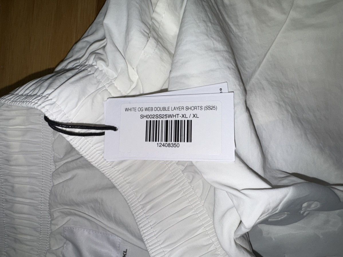 Sp5der Sp5der OG white Web Double Layer Short - XL Size US 38 / EU 54 - 4 Thumbnail