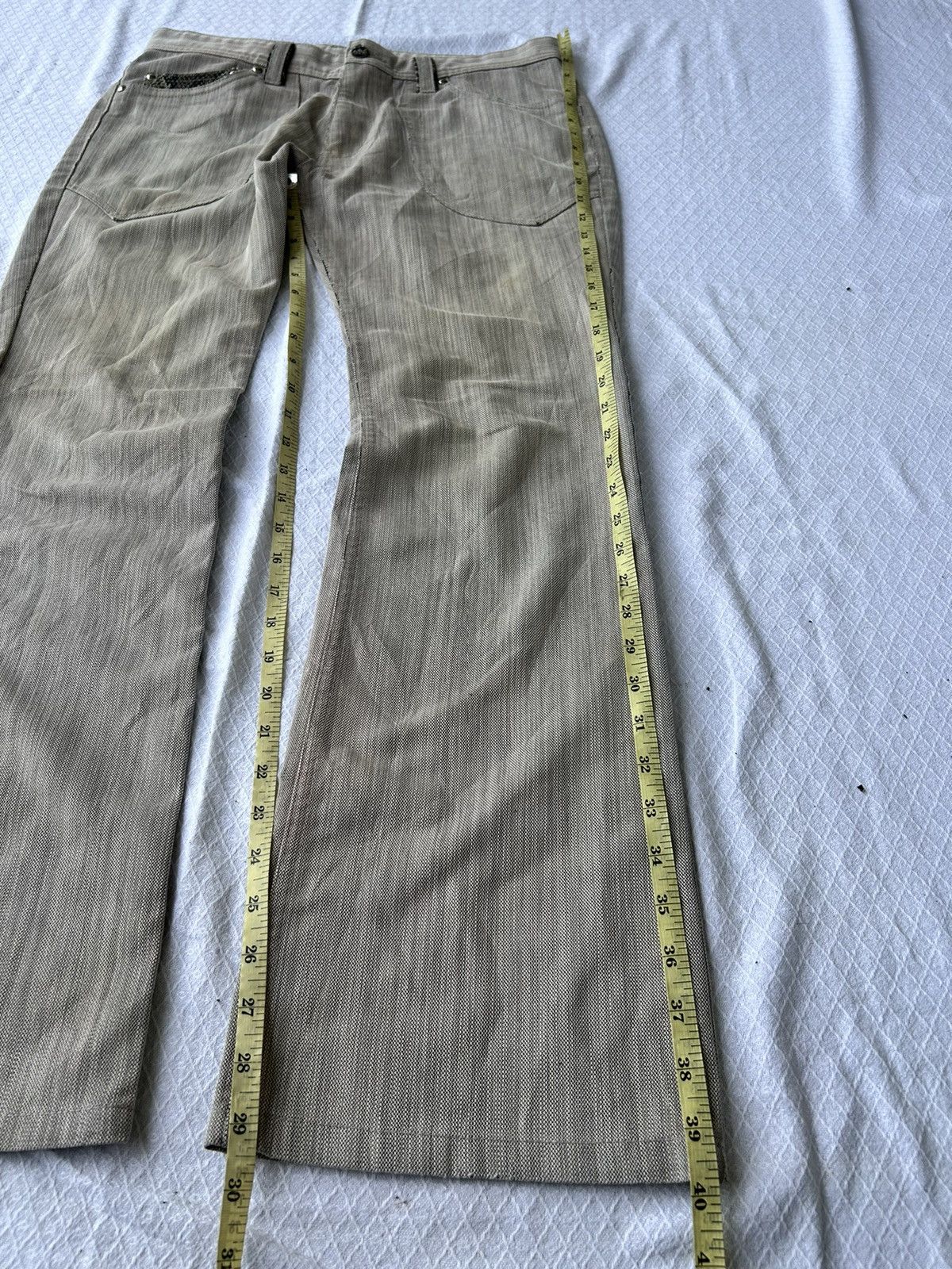 Hysteric Glamour 💸BINDINGOFFER💸Flared jeans snake skin takaiq Ifsixwasnine Size US 32 / EU 48 - 14 Thumbnail