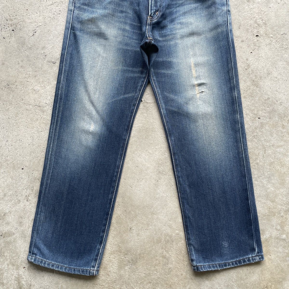 Edwin Vintage Edwin Japan Distressed Jeans Denim Pants Faded W32 Size US 32 / EU 48 - 4 Thumbnail