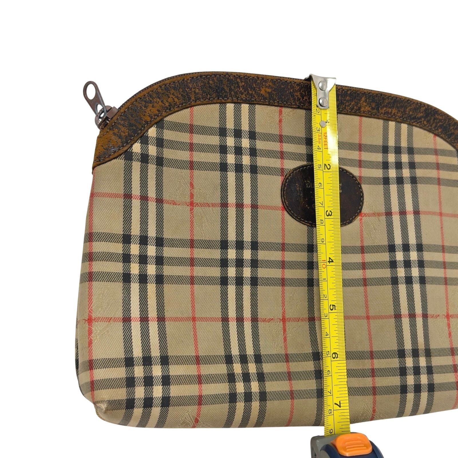 Burberry Burberry Vintage Zipper Pouch Size ONE SIZE - 10 Thumbnail