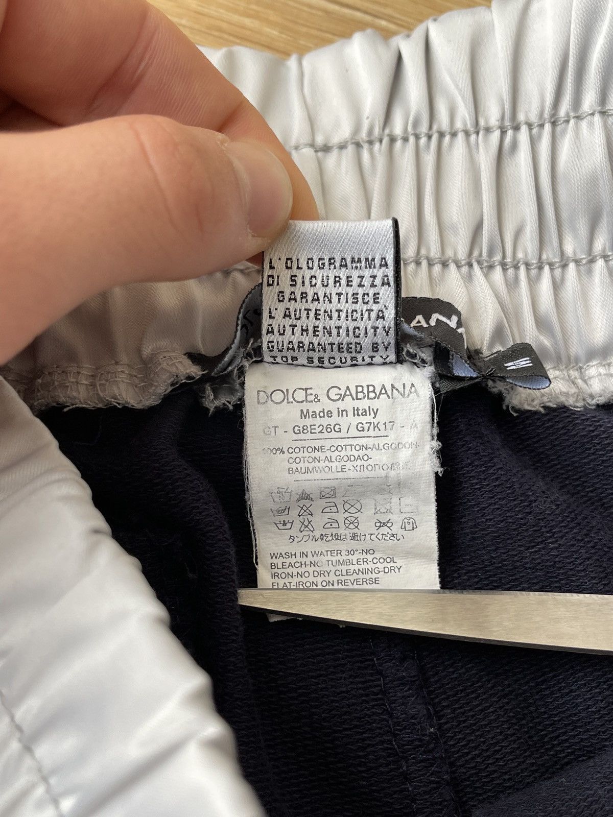 Dolce & Gabbana 90s Dolce Gabbana Stripped Sweatpants Retro Sportswear Y2K Size US 30 / EU 46 - 17 Thumbnail