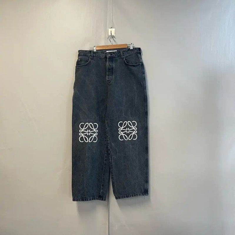 Loewe Loewe Black Casual Pants for Men 0089 Size US 34 / EU 50 - 1 Thumbnail
