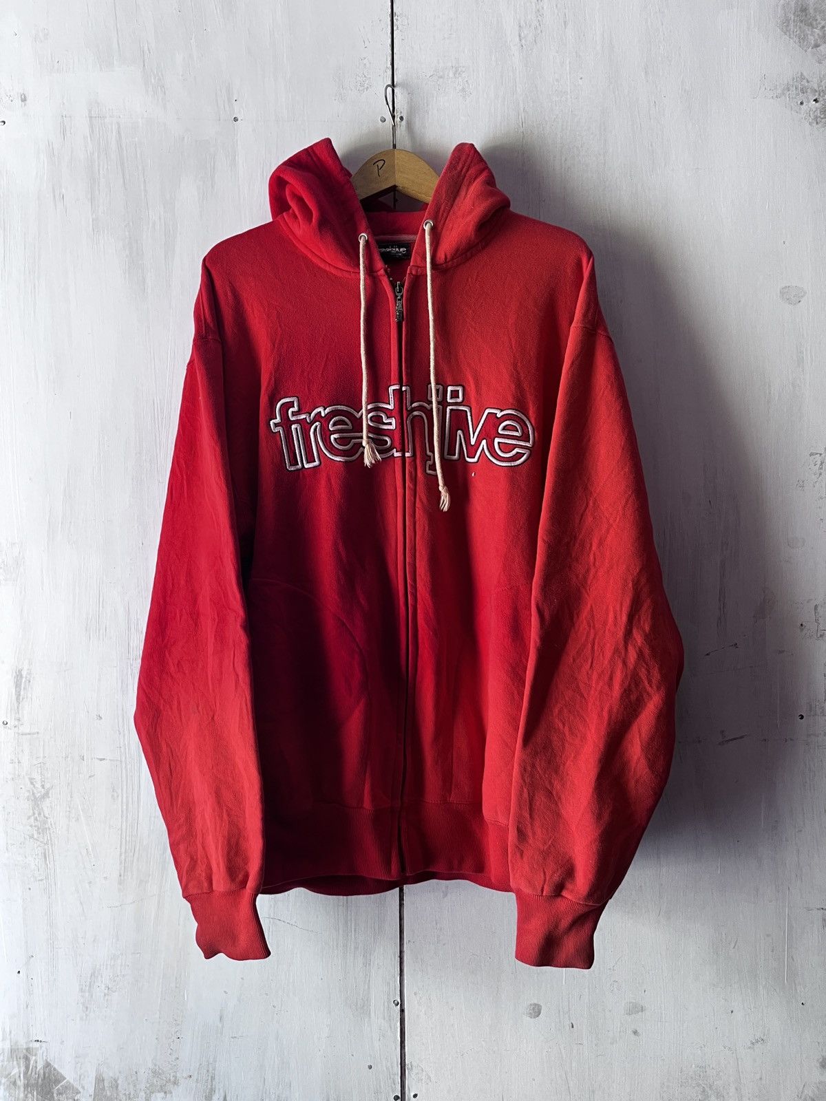 Freshjive Vintage Freshjive OG Streetwear Ziphood Size US XL / EU 56 / 4 - 1 Thumbnail