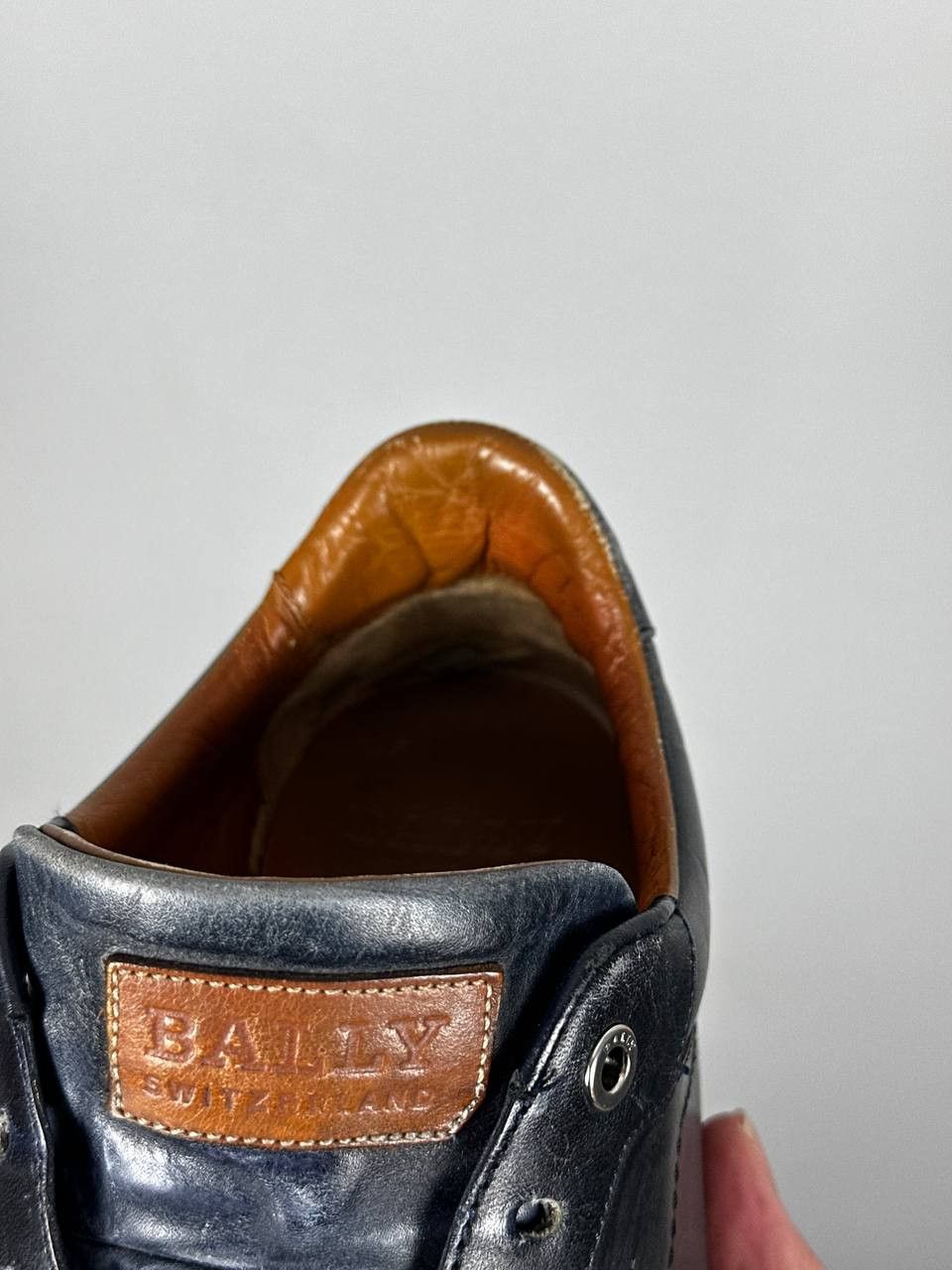 Bally BALLY Blue Leather Sneakers Men’s Shoes Size US 9 Size US 9 / EU 42 - 8 Thumbnail