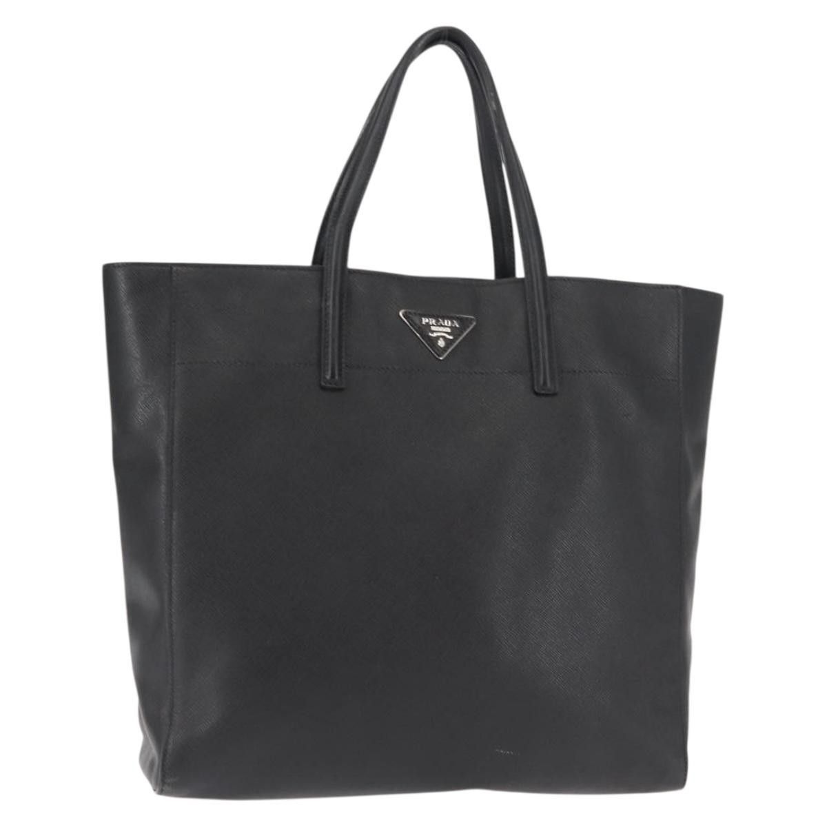 Prada Prada Convertible Soft Shopping Tote Saffiano Leather Size ONE SIZE - 1 Thumbnail