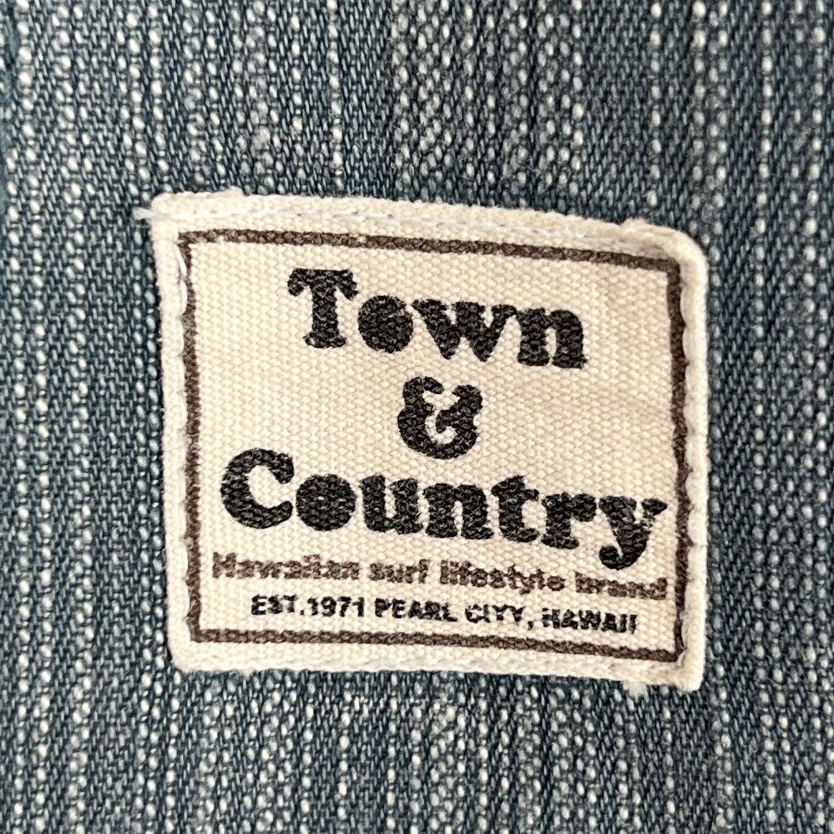 Vintage Vintage Town & Country Surfin Life Barn Denim Jacket Size US L / EU 52-54 / 3 - 9 Thumbnail