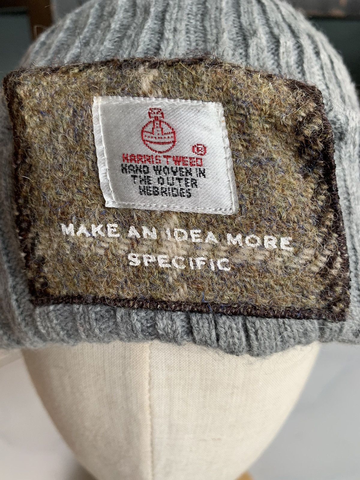 Harris Tweed × Japanese Brand Harris Tweed Beanie Hats Size ONE SIZE - 11 Thumbnail