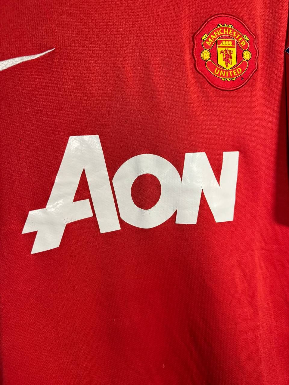 Vintage Vintage Manchester United 2010/11 Nike Soccer Jersey Size US L / EU 52-54 / 3 - 11 Thumbnail