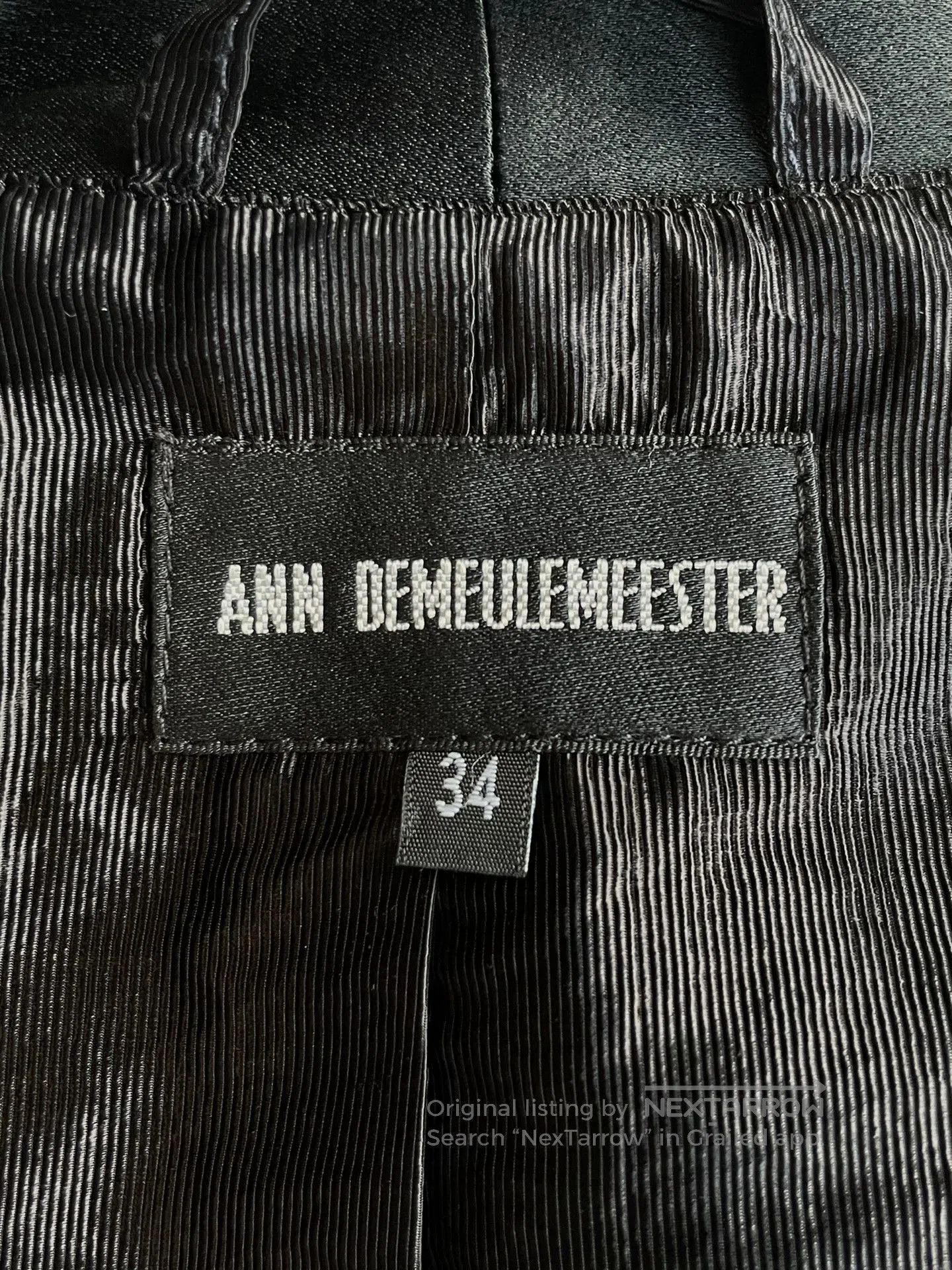 Ann Demeulemeester Ann Demeulemeester Spring 2. Size XS / US 0-2 / IT 36-38 - 6 Thumbnail