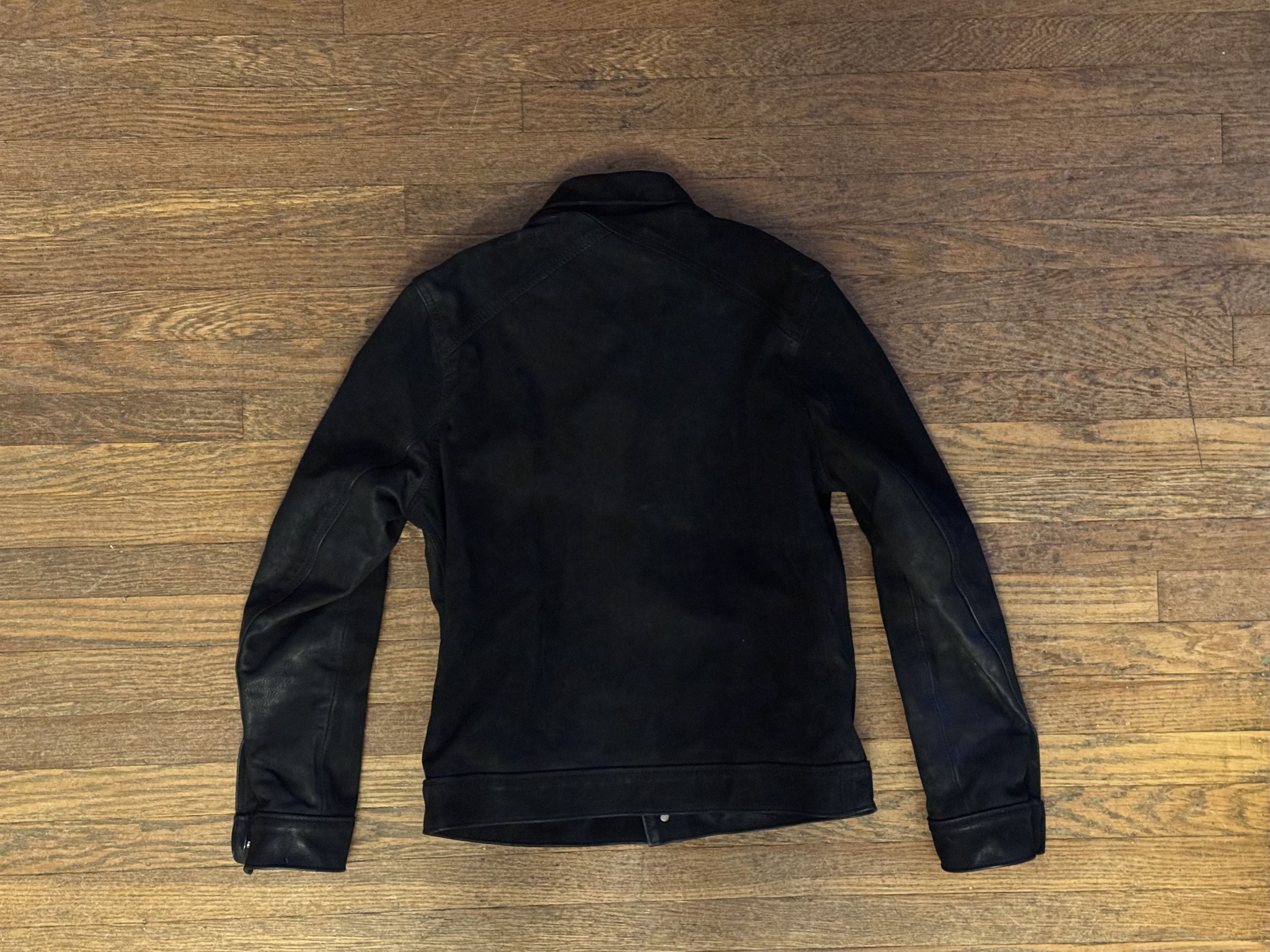 3sixteen × Schott 3sixteen x Schott Black Goatskin Type 3 Jacket Size US S / EU 44-46 / 1 - 8 Thumbnail