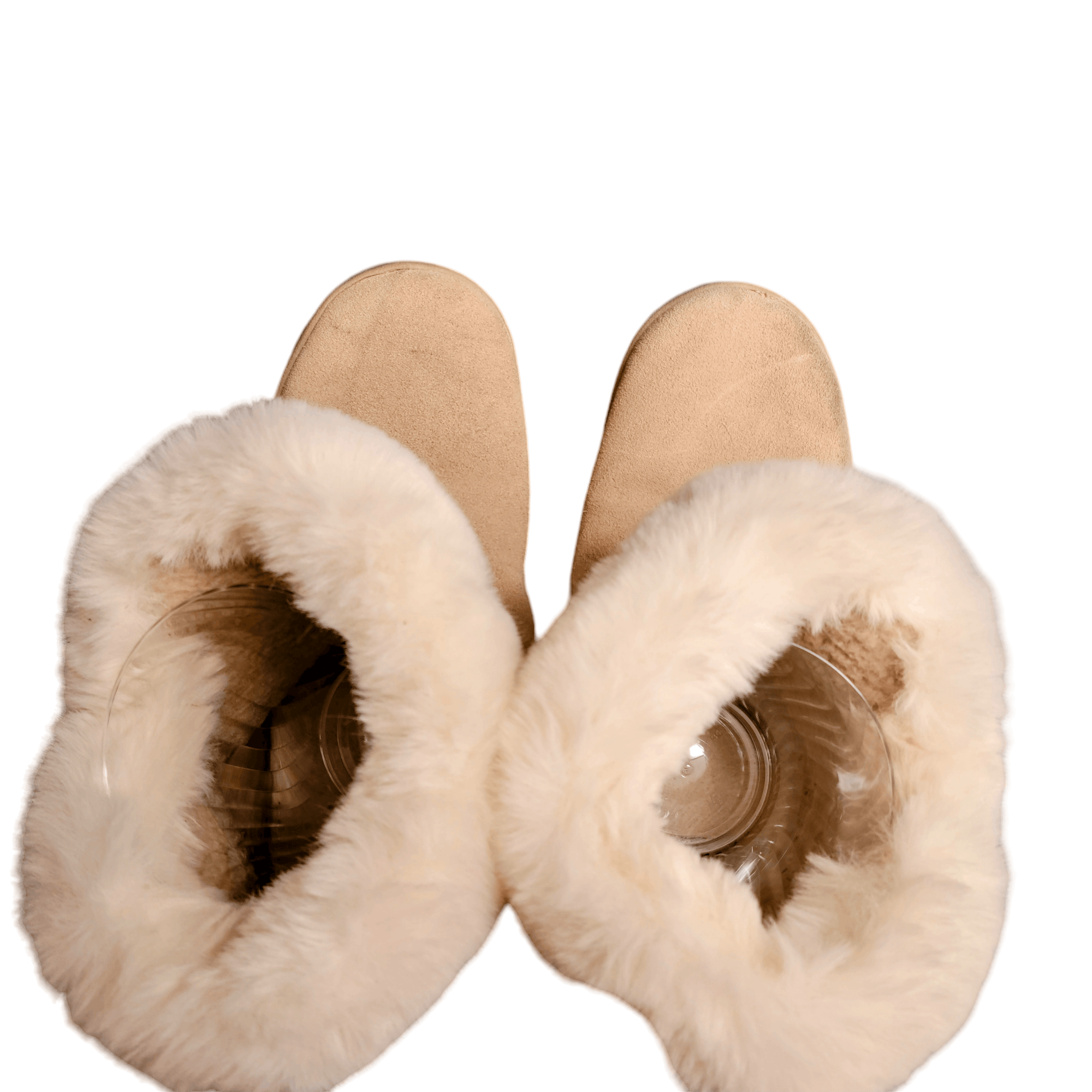 NBDN Nobrandedon Canyon River Blues Tan Seude Rhinestone Soft Winter Booties Size US 8 / IT 38 - 2 Thumbnail