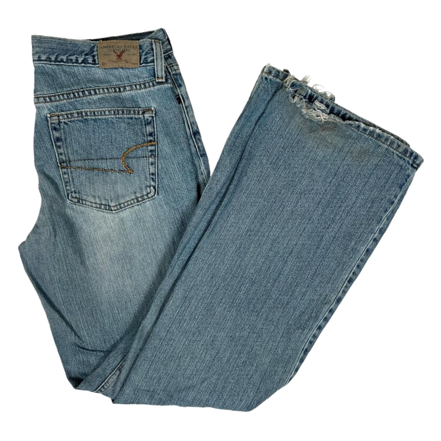 American Eagle Outfitters VINTAGE American Eagle Outfitters Favorite bootcut Jeans Womens 8 Blue Medium Wash Denim Size 30" / US 8 / IT 44 - 2 Thumbnail
