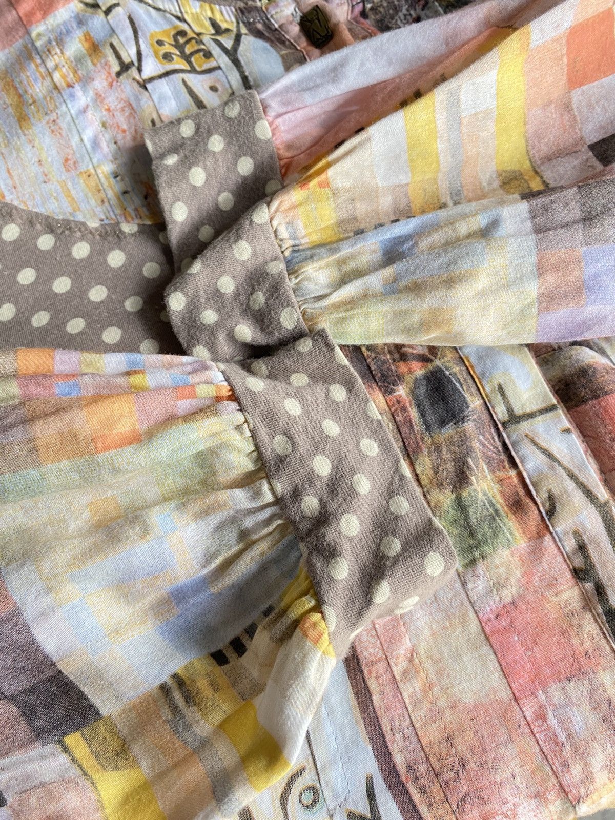Frapbois FRAPBOIS Multicolor Printed Blouse with Polka Dot Accents Size XS / US 0-2 / IT 36-38 - 21 Thumbnail
