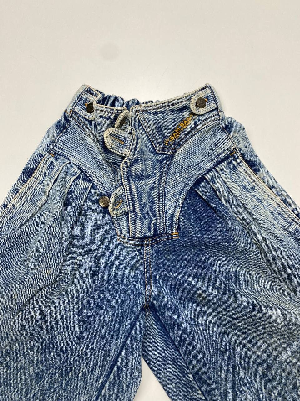 SAM. SAM BAD White Eagle Vintage Acid Wash Jeans 80s-90s Italy 36 Size 28" / US 6 / IT 42 - 2 Thumbnail