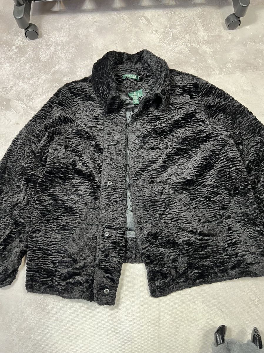 Polo Ralph Lauren × Vintage Vintage Ralph Lauren Green Label Fur Jacket Size XXL / US 16-18 / IT 52-54 - 7 Thumbnail