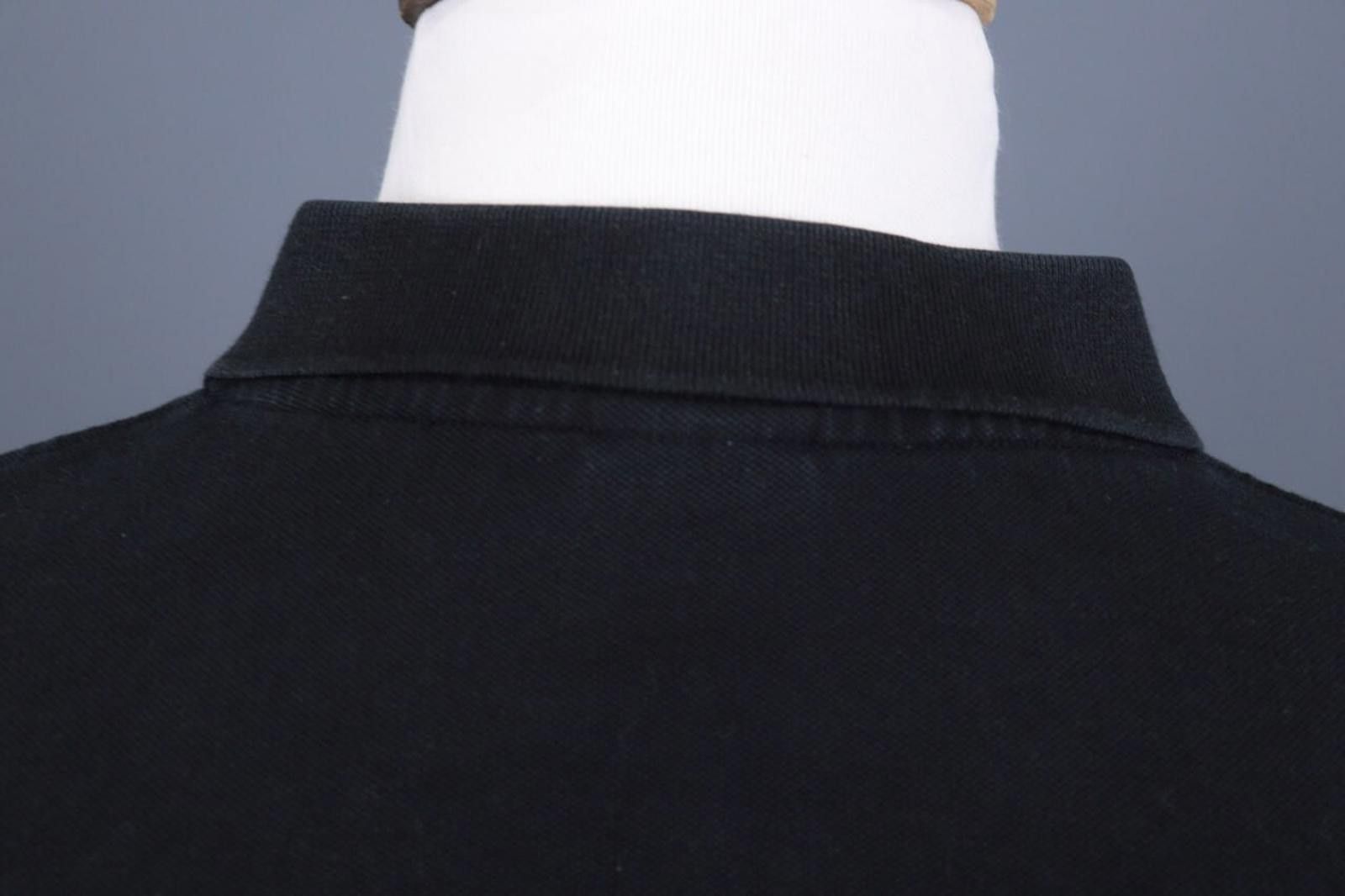 Lacoste Lacoste Black Cotton Collar Popover Polo Shirt Size S Size US S / EU 44-46 / 1 - 11 Thumbnail