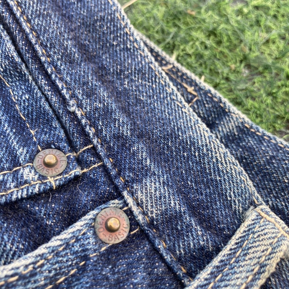 Denime VINTAGE DENIME SELVEDGE DISTRESSED JEANS Size US 32 / EU 48 - 12 Thumbnail