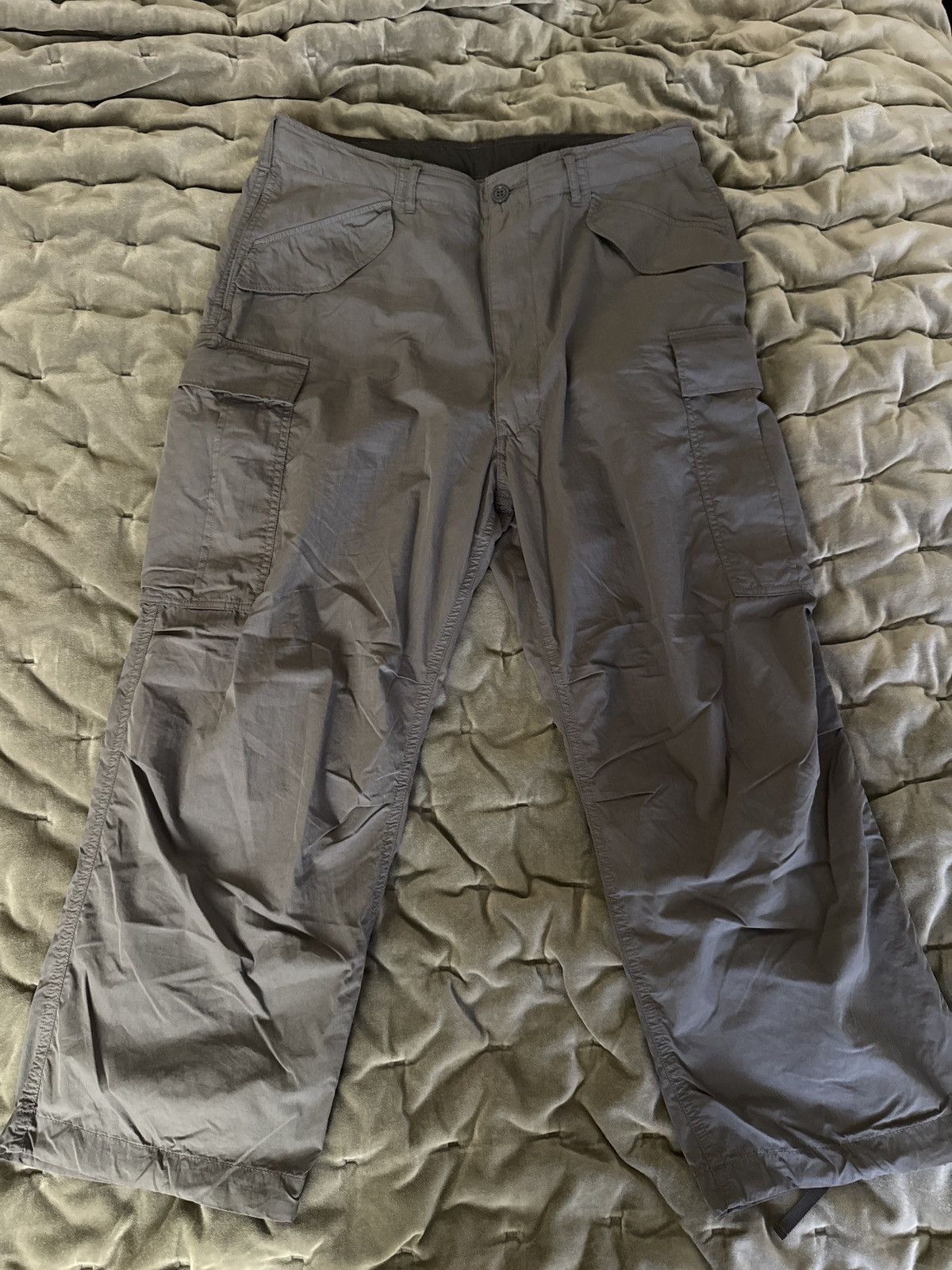 Beam wide ripstop cargo pants