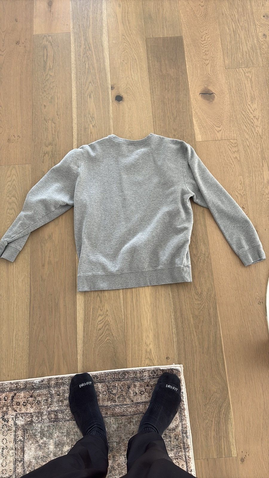 RVCA RVCA Grey Crewneck Sweatshirt Size US XL / EU 56 / 4 - 2 Thumbnail