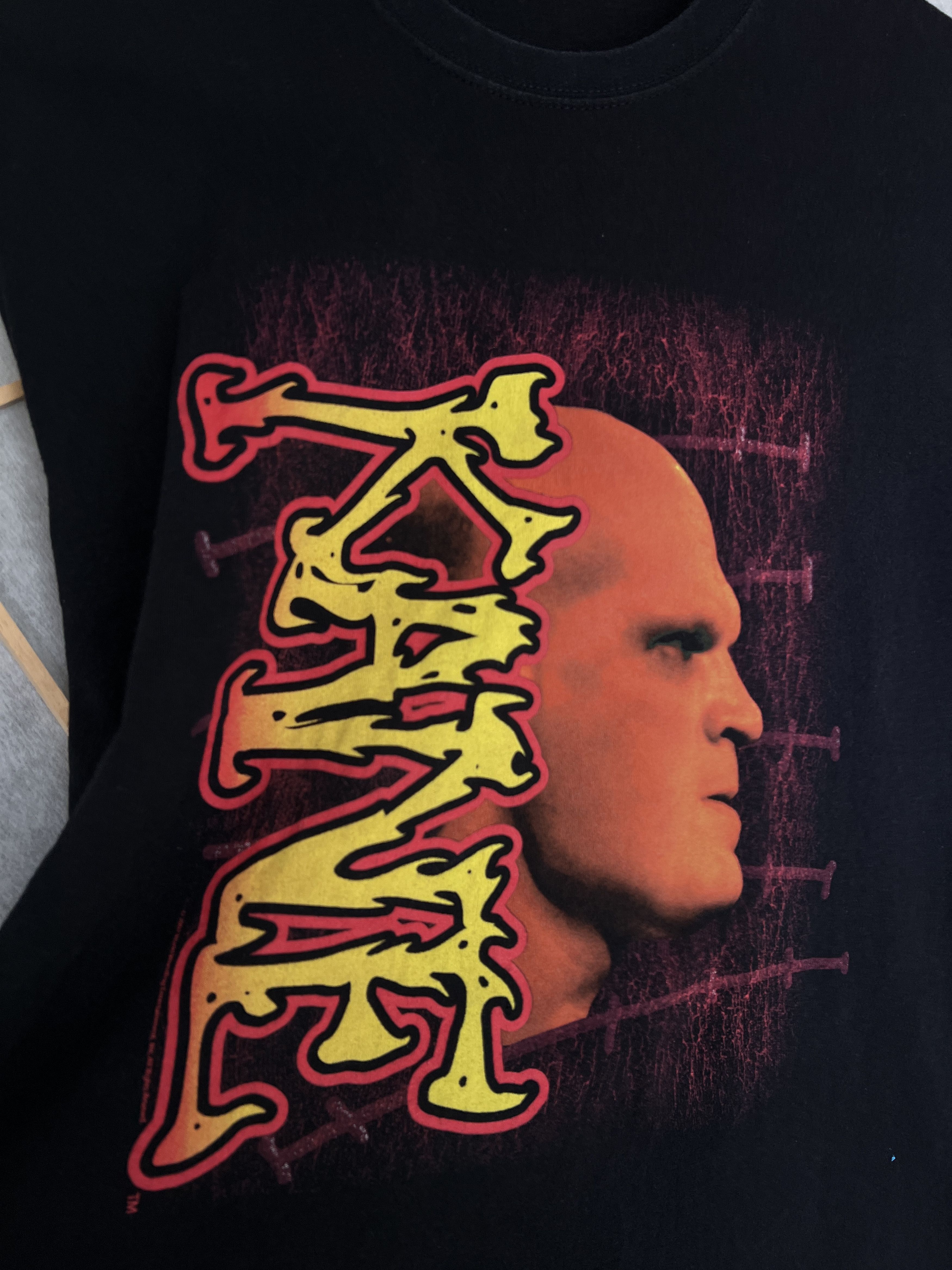 WWE Crazy! WWE Kane Wrestling VTG 2007 big face printed t shirt Size US L / EU 52-54 / 3 - 2 Thumbnail