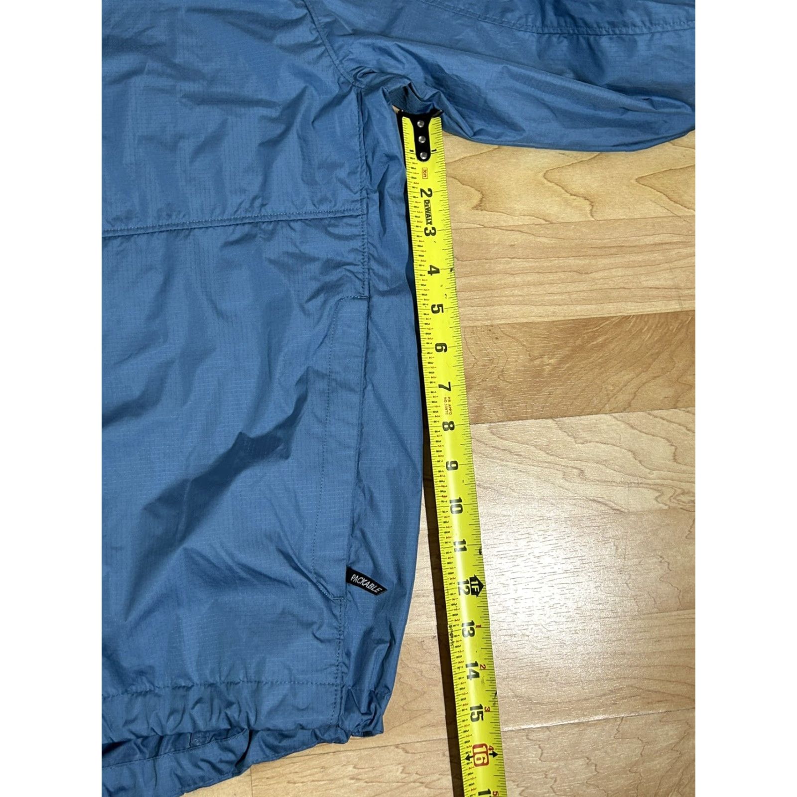 Vintage REEL LEGENDS Men Windbreaker Jacket Full Zip Packable Blue M Medium Casual Travel Size US M / EU 48-50 / 2 - 3 Thumbnail