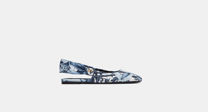 image of Dior O1Bcso1Str0524 Flats In Blue, Women's (Size 8)