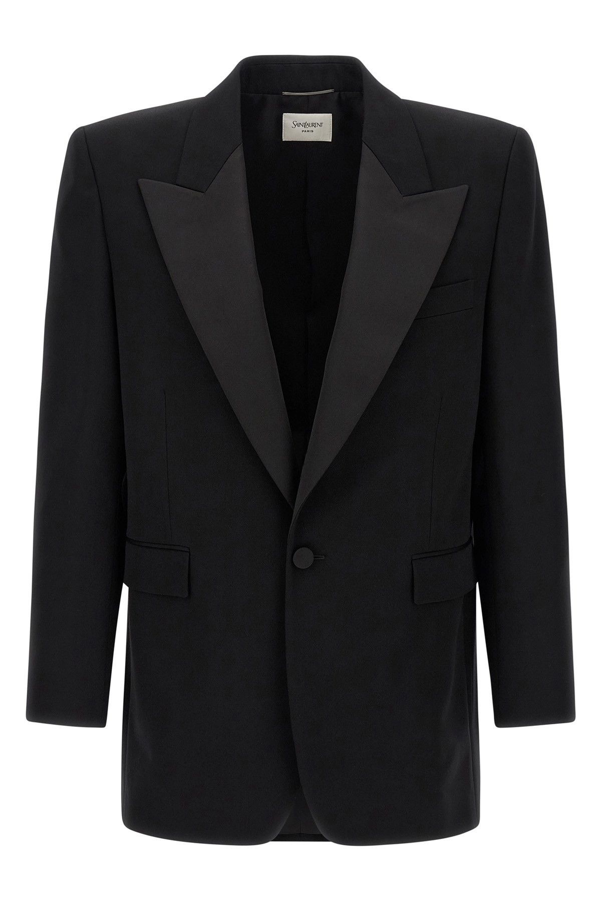 Saint Laurent Paris 'Smoking' blazer Size US L / EU 52-54 / 3 - 1 Thumbnail