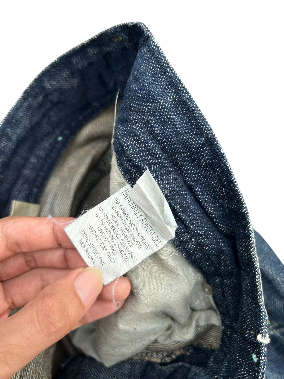 Kapital YOSHITOMO NARA LOLITA Vintage Distressed Rusty Denim Jeans Size US 34 / EU 50 - 15 Thumbnail