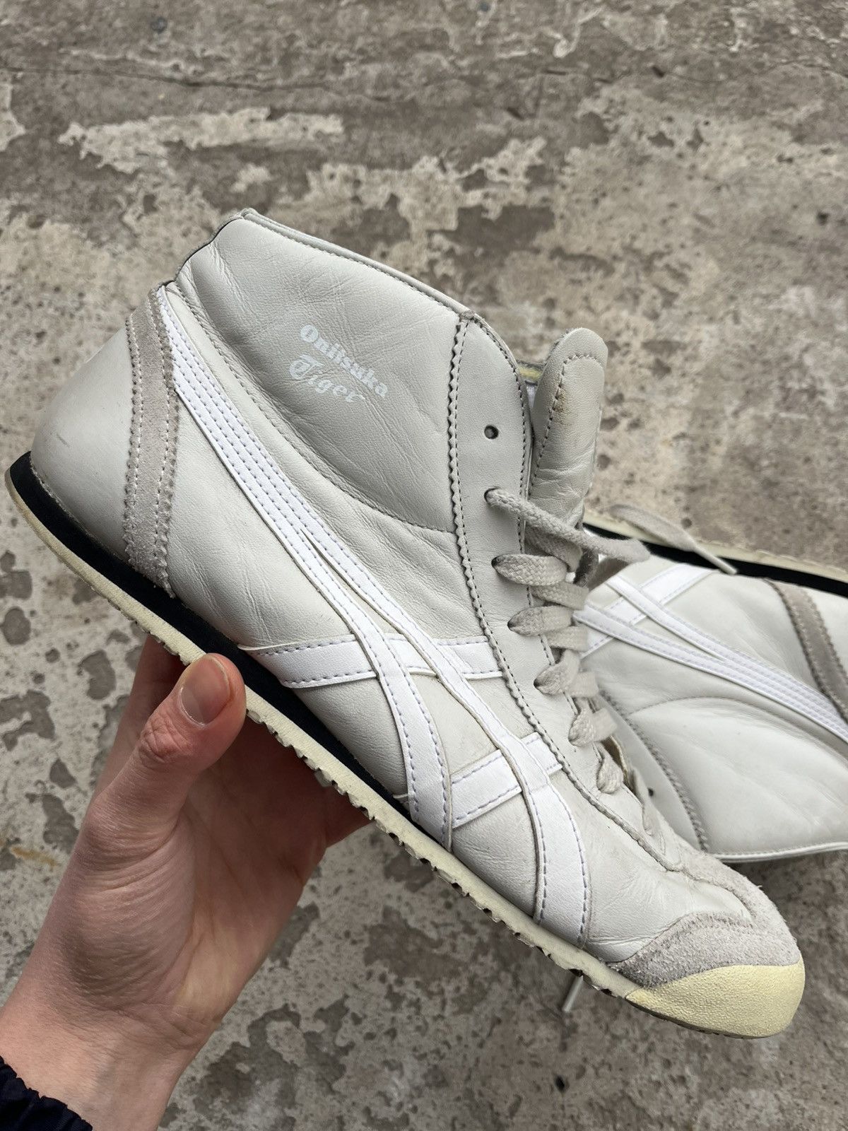 Asics × Onitsuka Tiger Asics Onitsuka Tiger Tokyo Leather High Sneakers Shoes Y2K Size US 10 / EU 43 - 2 Thumbnail