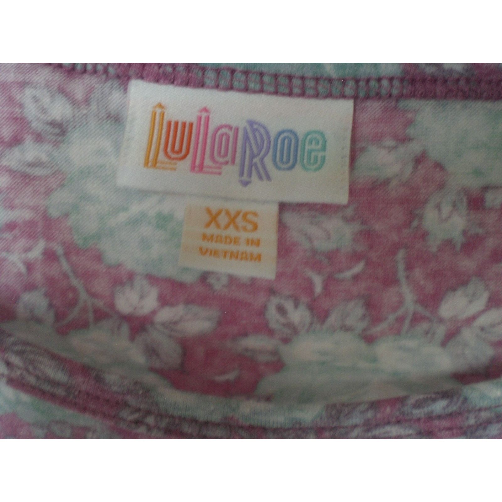 Other NWT LuLaRoe Fuchsia Floral Irma Shirt Top Blouse Tunic XXS Size S / US 4 / IT 40 - 3 Thumbnail