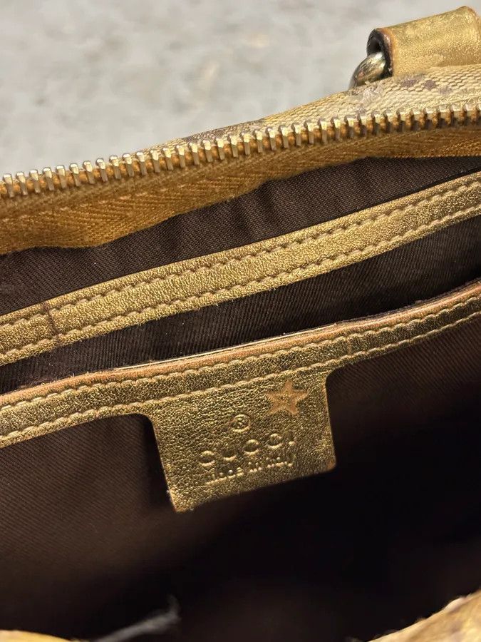 Gucci 2000s Gucci Beige Monogram Canvas Tote Bag Size ONE SIZE - 16 Thumbnail