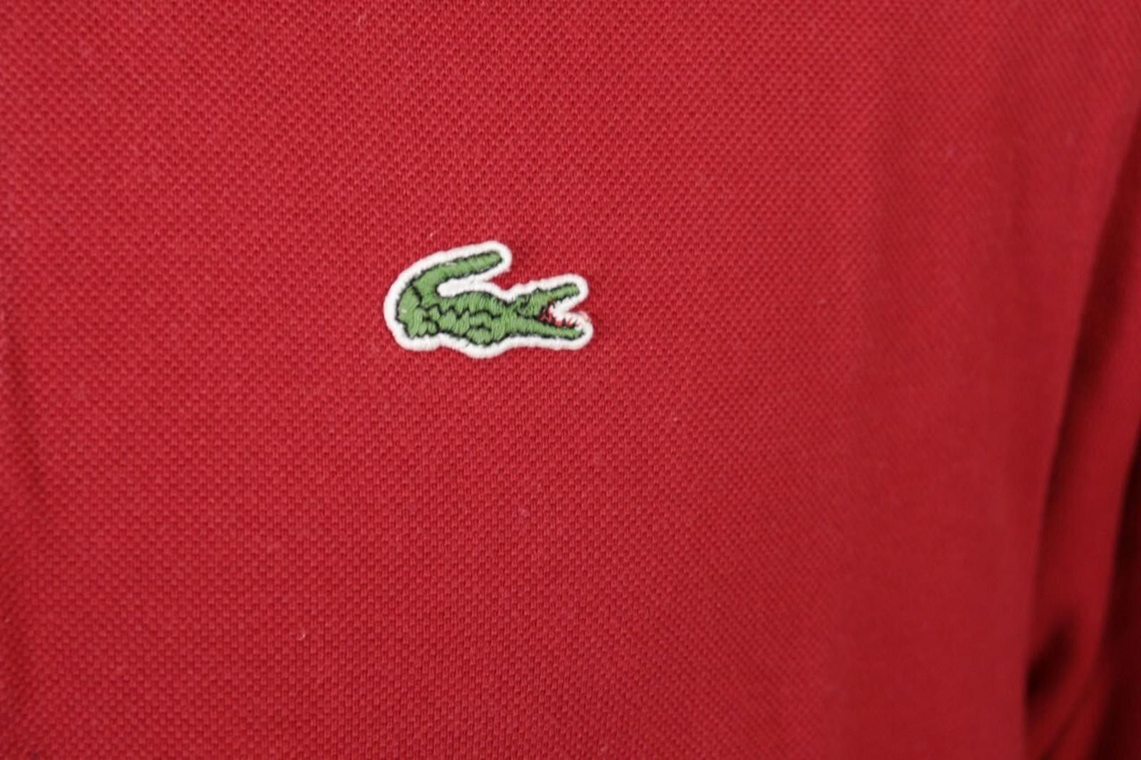 Lacoste Lacoste Red Short Sleeve Polo Shirt Size 6 / XL Size US M / EU 48-50 / 2 - 6 Thumbnail