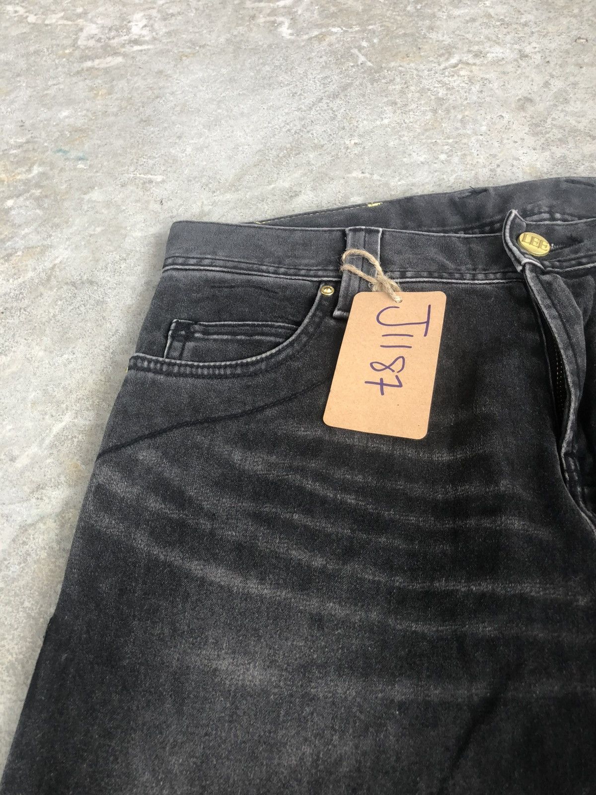 Lee Japanese Lee Flared Jeans Distressed Jeans Suede Size US 32 / EU 48 - 14 Thumbnail